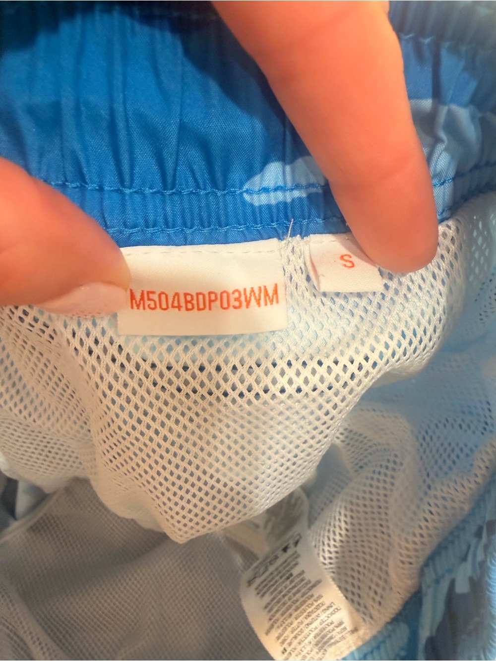 Sundek Blue Camo Swim Trunks 14 inch! Excellent used condition! Small - Picture 3 of 6